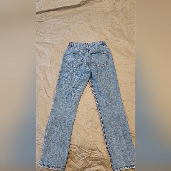 Ba&sh Amber high rise straight leg denim, size 1 - Picture 2 of 4